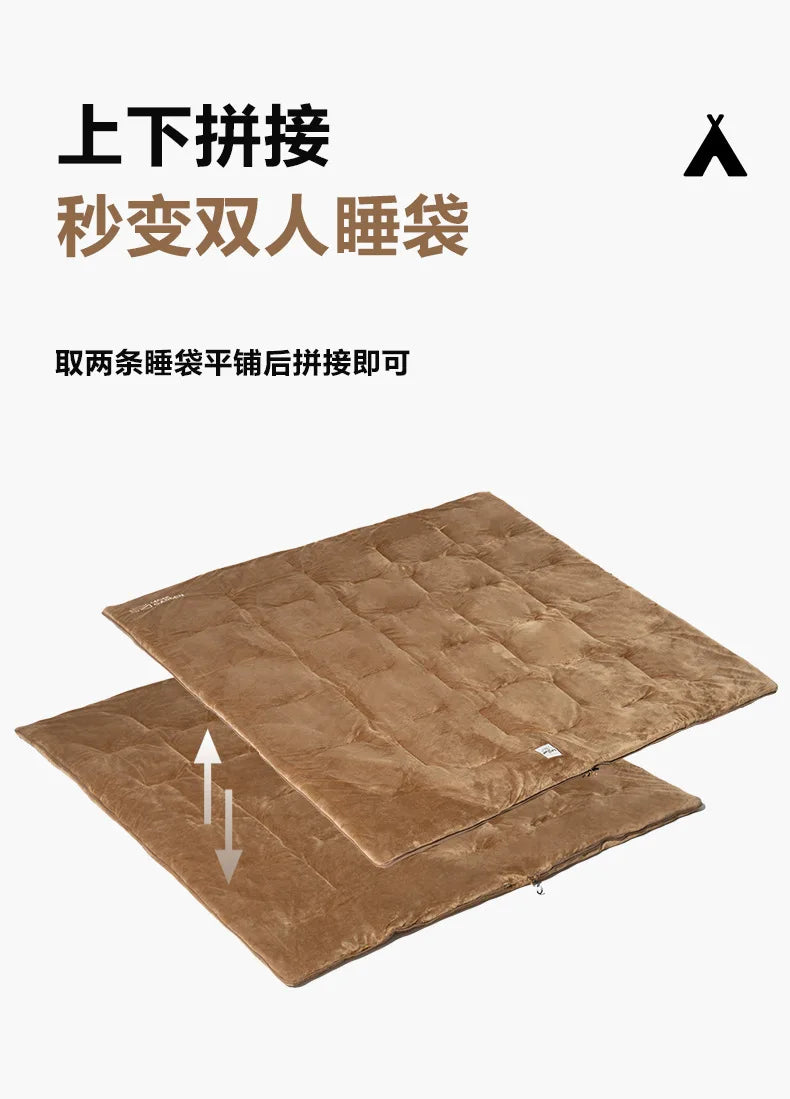 Outdoor Adventure Sleeping Bag For Camping Hiking Waterproof Warm Ultralight Portable Envelope Equipment