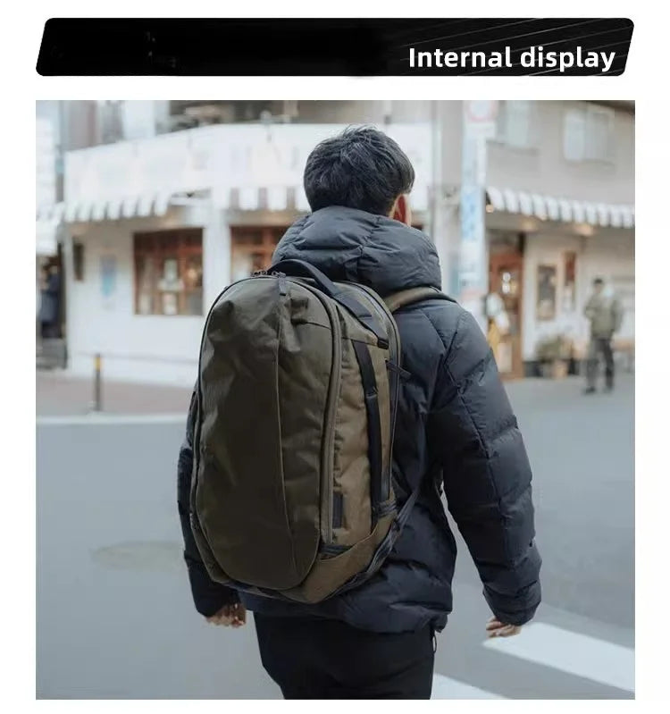 X-PAC Waterproof Backpack Men Large Capacity Laptop Hiking Commute Travel Durable Lightweight Mountaineering Daypack