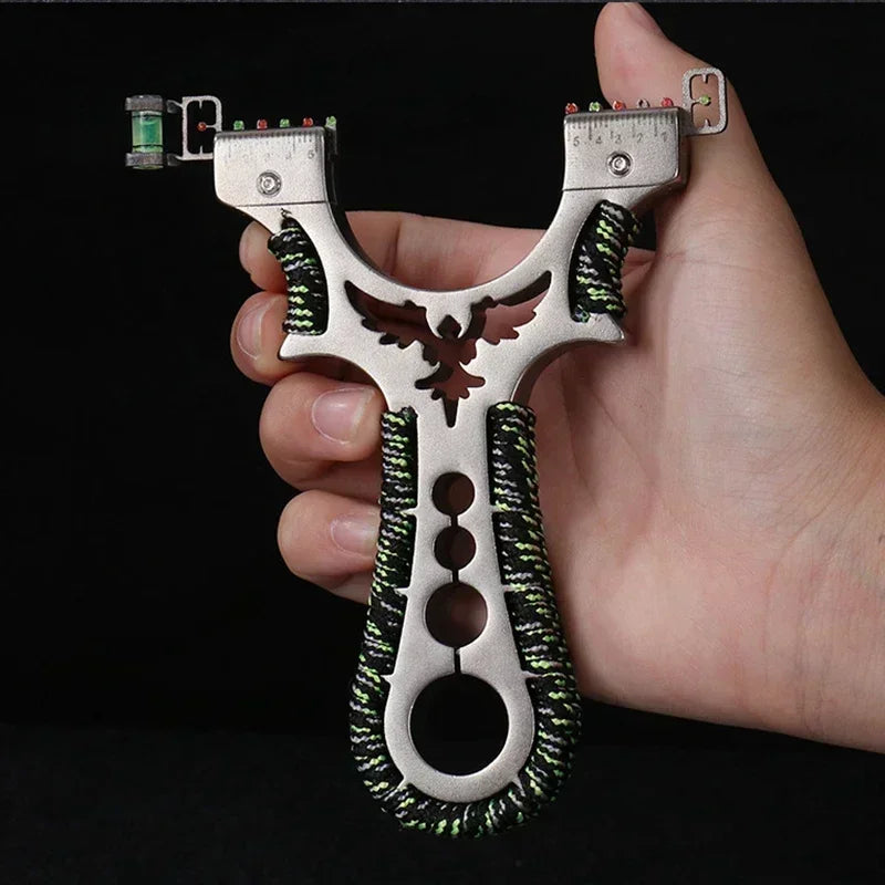 Sports Slingshot with Flat Rubber Band Professional Sling Shot Outdoor Shooting Tools for Hunting Catapult Toys Caza