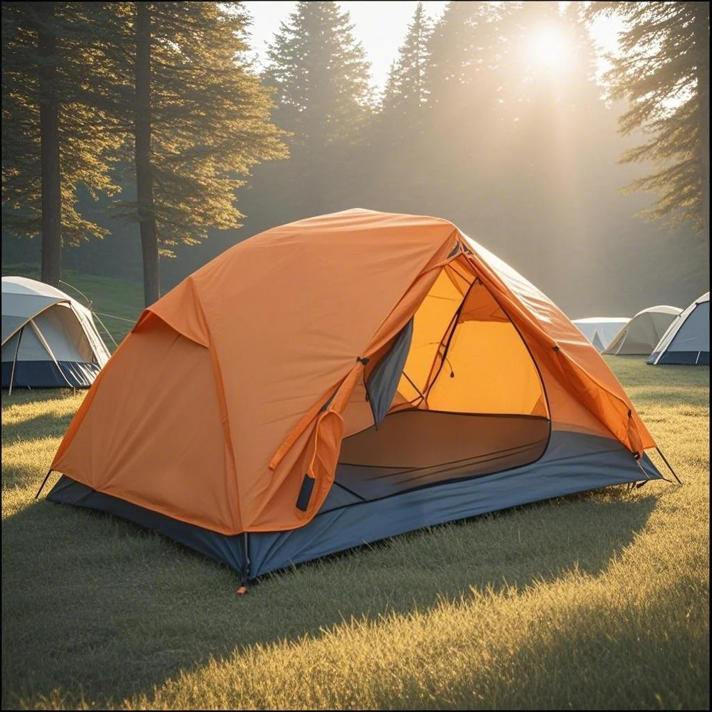 Portable Lightweight Camping Tent (2-Person Capacity) with PU4000 Waterproof Floor & Footprint, Perfect for Backpacking & Hiking