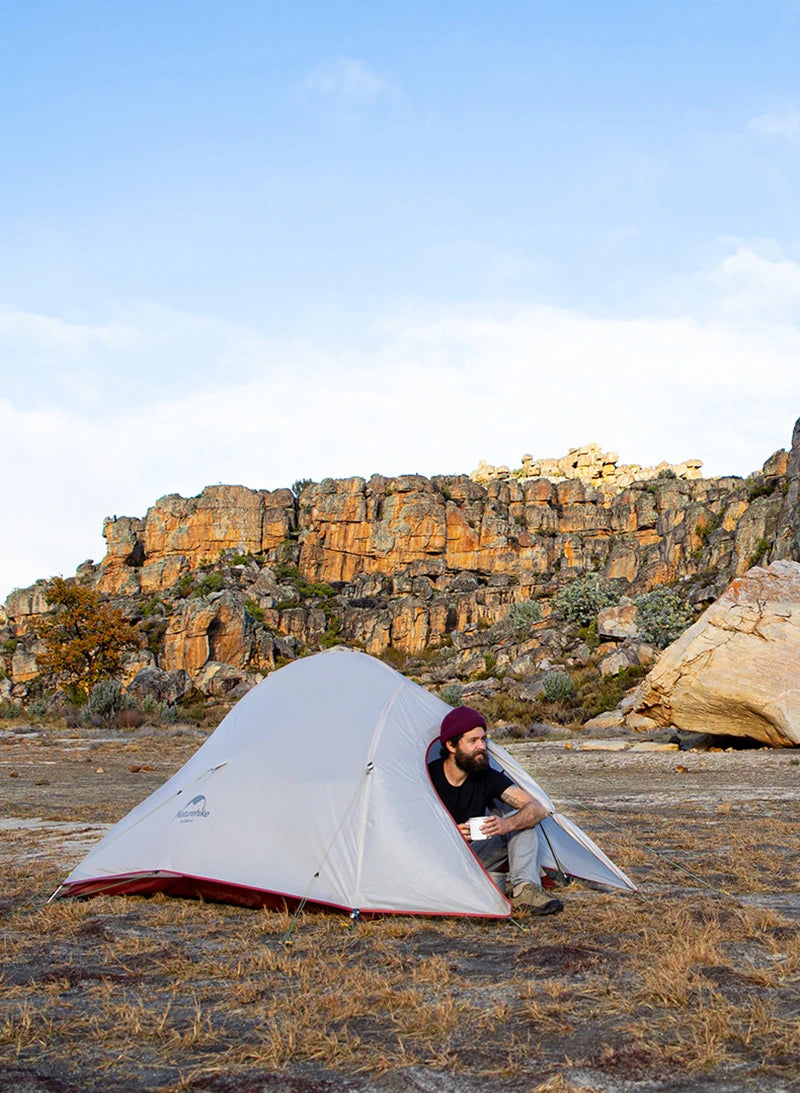 Naturehike Outdoor Upgrade Cloud Up 2 3 Person Tent 20D Nylon Silicone Double Layer Aluminum Pole Ultralight Camping Hiking Tent