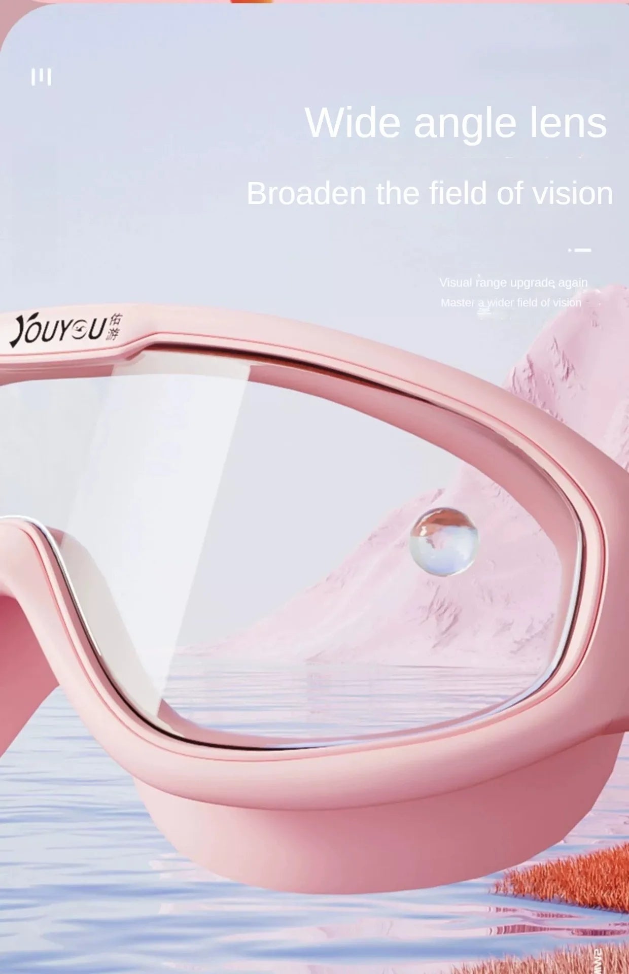 HD Anti-fog Swimming Goggles with Earplugs Adult Men Women  Leak Proof Adjustable high-quality Silicone Swim Protection Eyewear