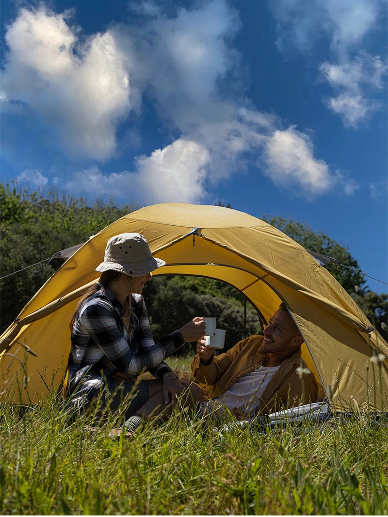 Naturehike Ultralight Tent 3-4 Person Waterproof Camping hiking tent Outdoor Double Layer Hiking Fishing Tourist Beach Tents