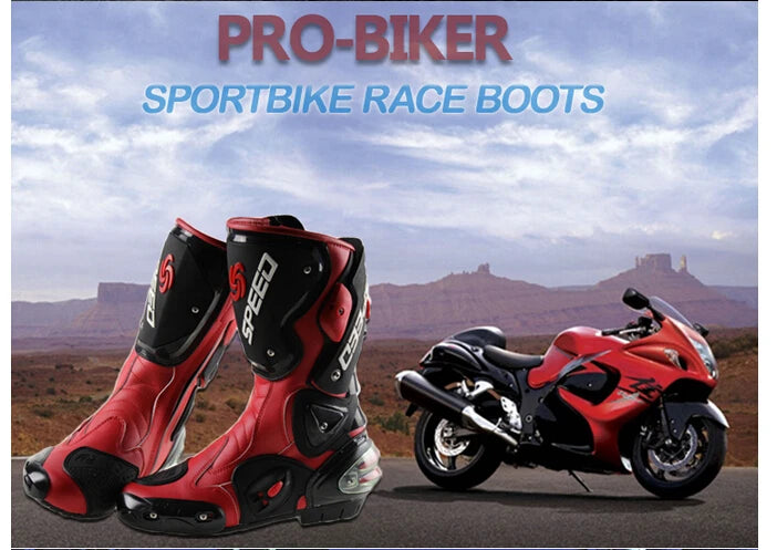 Riding Tribe Motorcycle Boots Motorcycle Riding Anti-fall Shoes Cycling Equipment Wear-resistant Men's Boots Multicolor Shoes