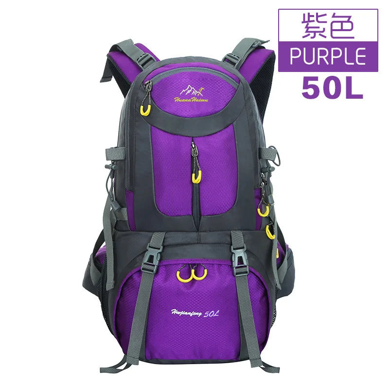 50l/60l-Large Capacity Mountaineering Bag,Large Load-Bearing Hiking Multi-Functional Outdoor Sports Tear Resistance Backpack