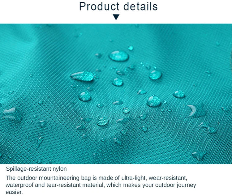 40L Outdoor Foldable Backpack Ultralight Waterproof Soft Camping Shoulder Pack Climbing Travel Mountaineering Hiking Cycling Bag