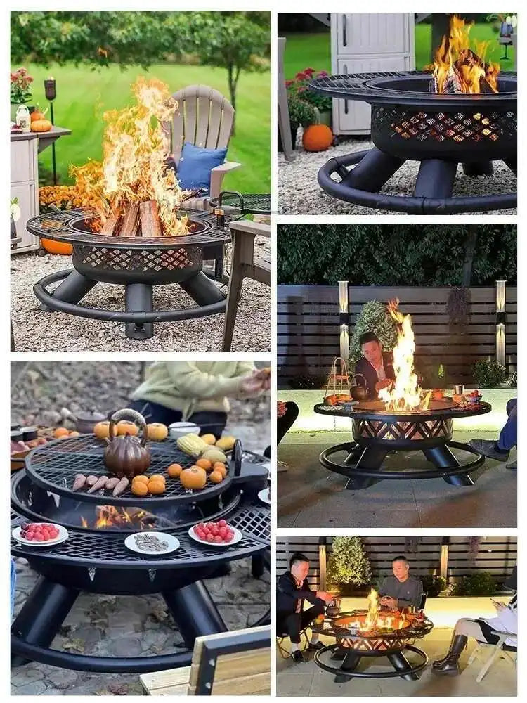 CX010AJ Modern High Quality Barbecue grill, household wood heater, patio, villa campfire, fireplace table, charcoal brazier