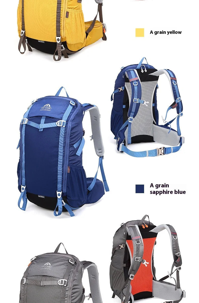 Aione 40L Outdoor Hiking Backpack for Men Sports Climbing Bag Camping Mountaineering Bag Travel Trekking Motorcycle Rucksack
