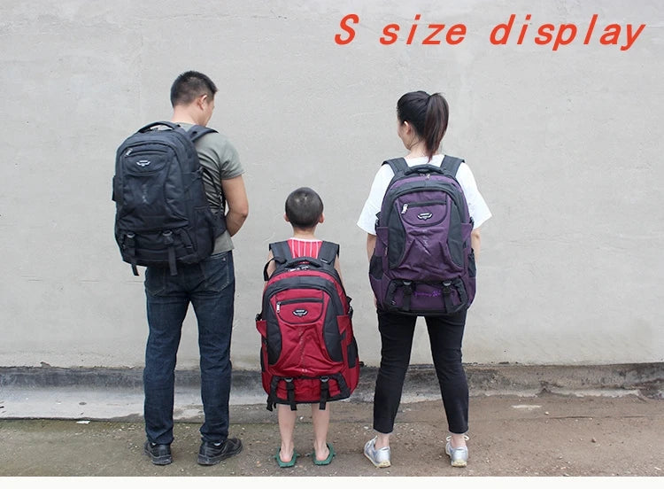 70L 85L Waterproof Hiking Backpack Large Capacity Outdoor Climbing Sports Bag Men Women Travel Mountaineering Luggage Rucksack