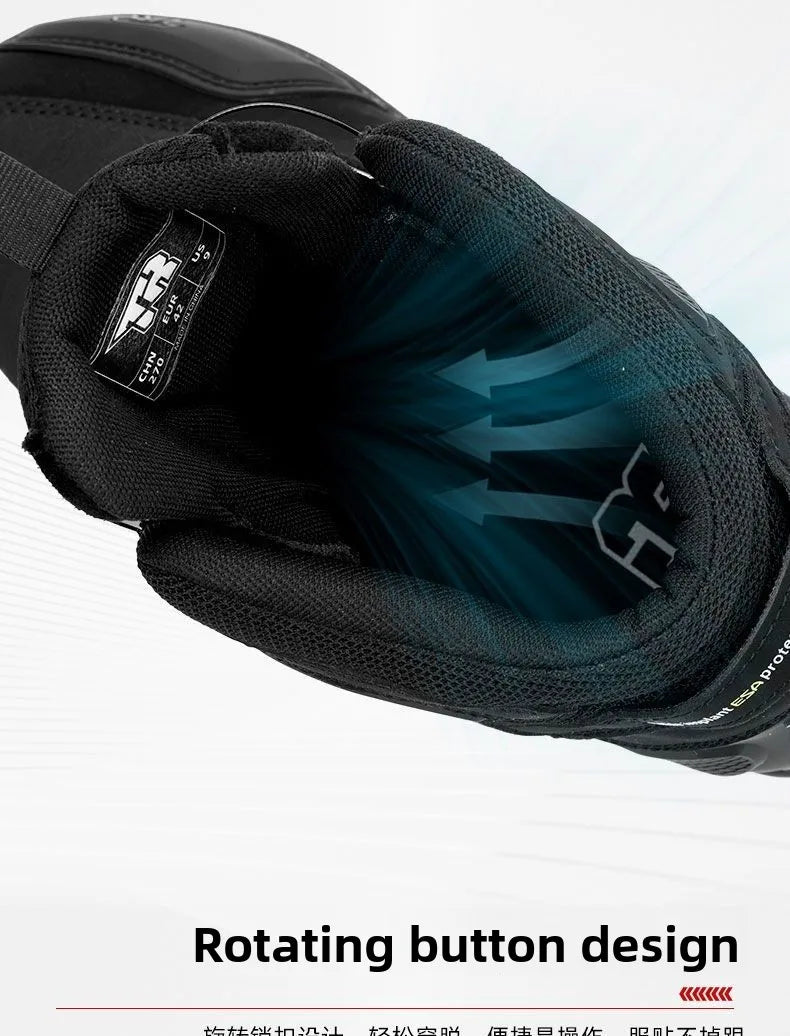 Motorcycle Shoes for Men, MTB Cycling Shoes, Winter Hiking High-Cut Boots, Tenis Masculino, Road Bicycle Sneaker，Casual Shoes