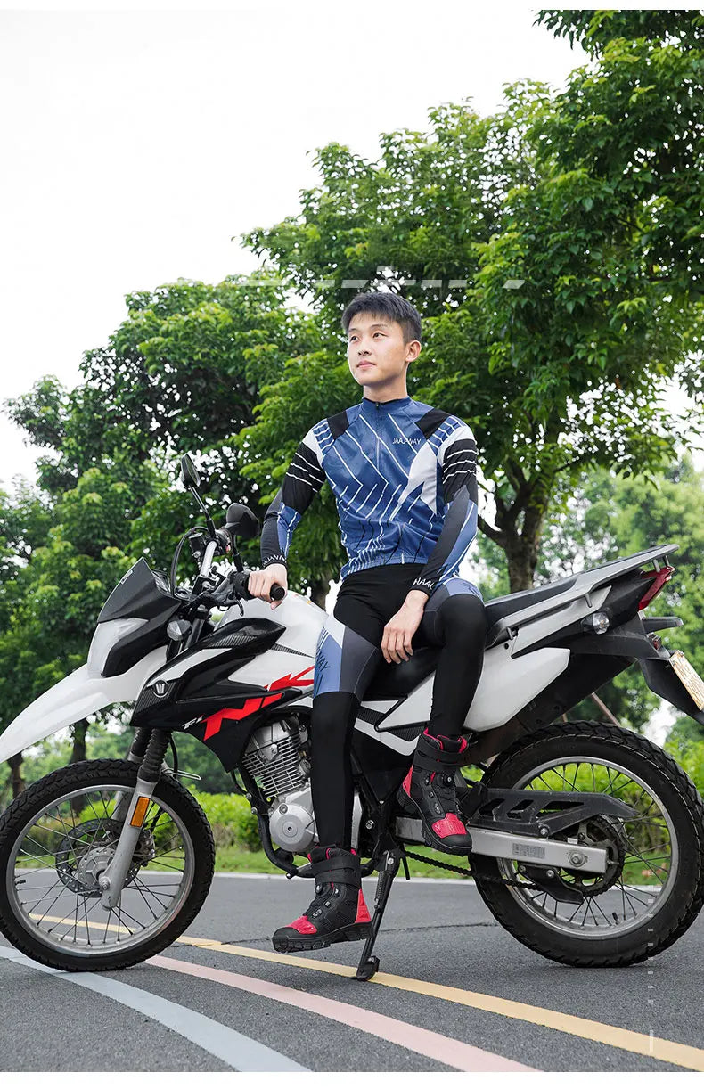 Motorcycle Boots Men's Mid-Calf Motocross Races Protective Boots Outdoor Breathable Non Slip Motos Sports Shoes 1128