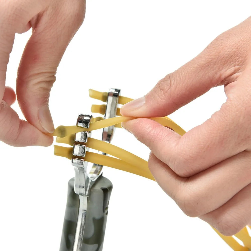 Professional Slingshot Sling shot Aluminium Alloy Slingshot Catapult Camouflage Bow Un-hurtable Outdoor Game Playing Tools