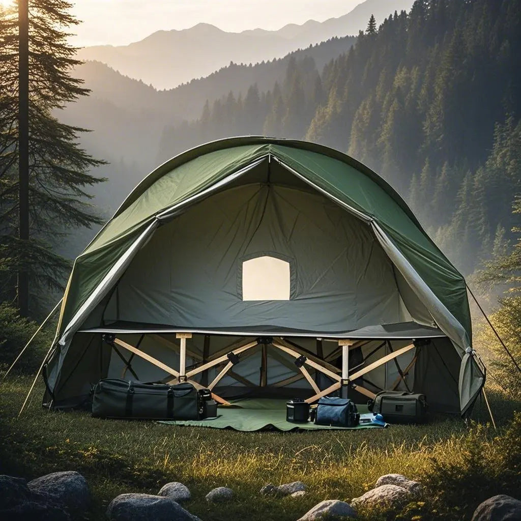 Durable Outdoor Individual Tent for Backpacking,CZX-725 1 Person Tent Not Include Cot,1 Person Tent,Ground Tent,Sleeping Tent