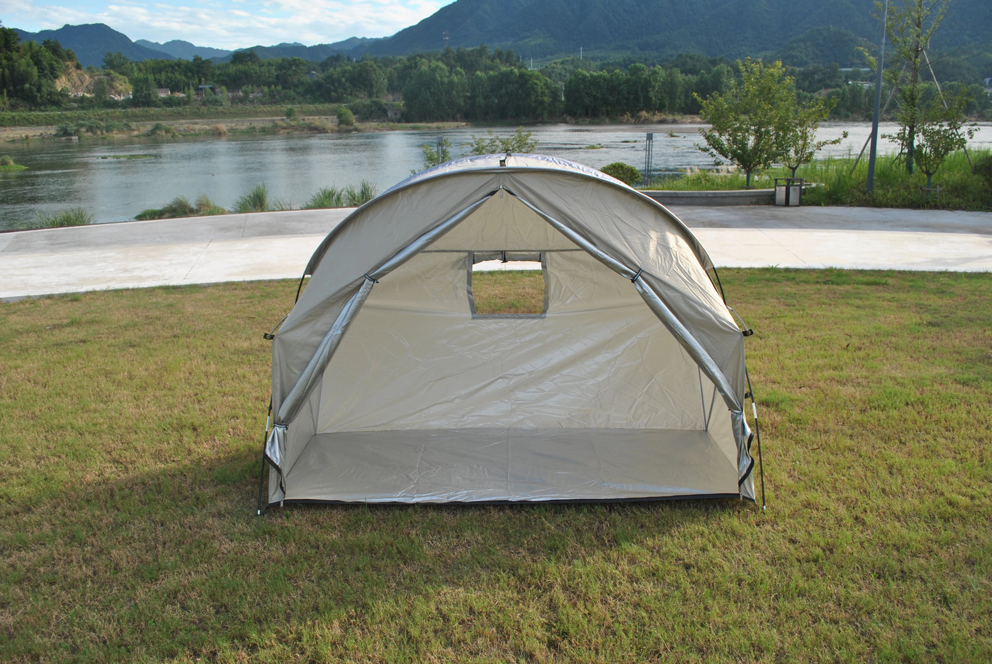 Durable Outdoor Sketching Tent for Backpacking,CZX-725 1 Person Tent Not Include Cot,1 Person Tent,Ground Tent,Practice Tent