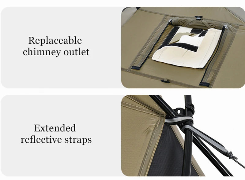 Naturehike Camping Tent Ultralight Silicon Coated Outdoor 4 Season Tents Waterproof 15D Nylon Double Layer 2 Person Hiking Tent