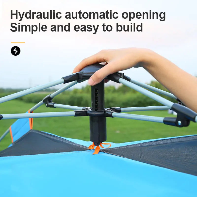 Factory Outlet New Pattern Custom Oem Easy One Touch Tents Outdoor Automatic Camping Tent Camptown Tent