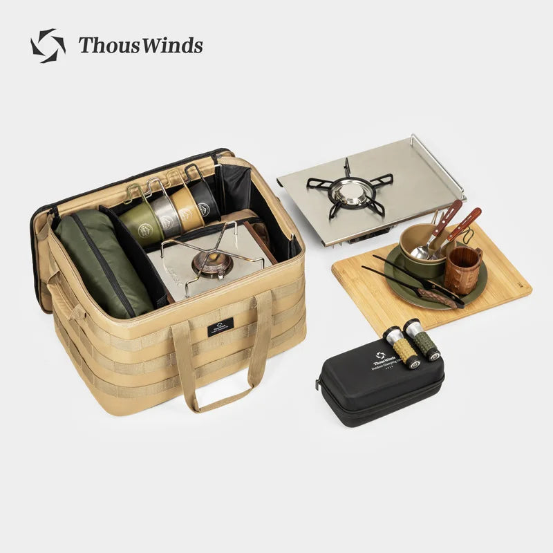 Thous Winds Outdoor Camping Storage Bag Meal Bag Large Storage Lamp Cookware Tableware Bag Picnic Travel Camp Bag Supplies