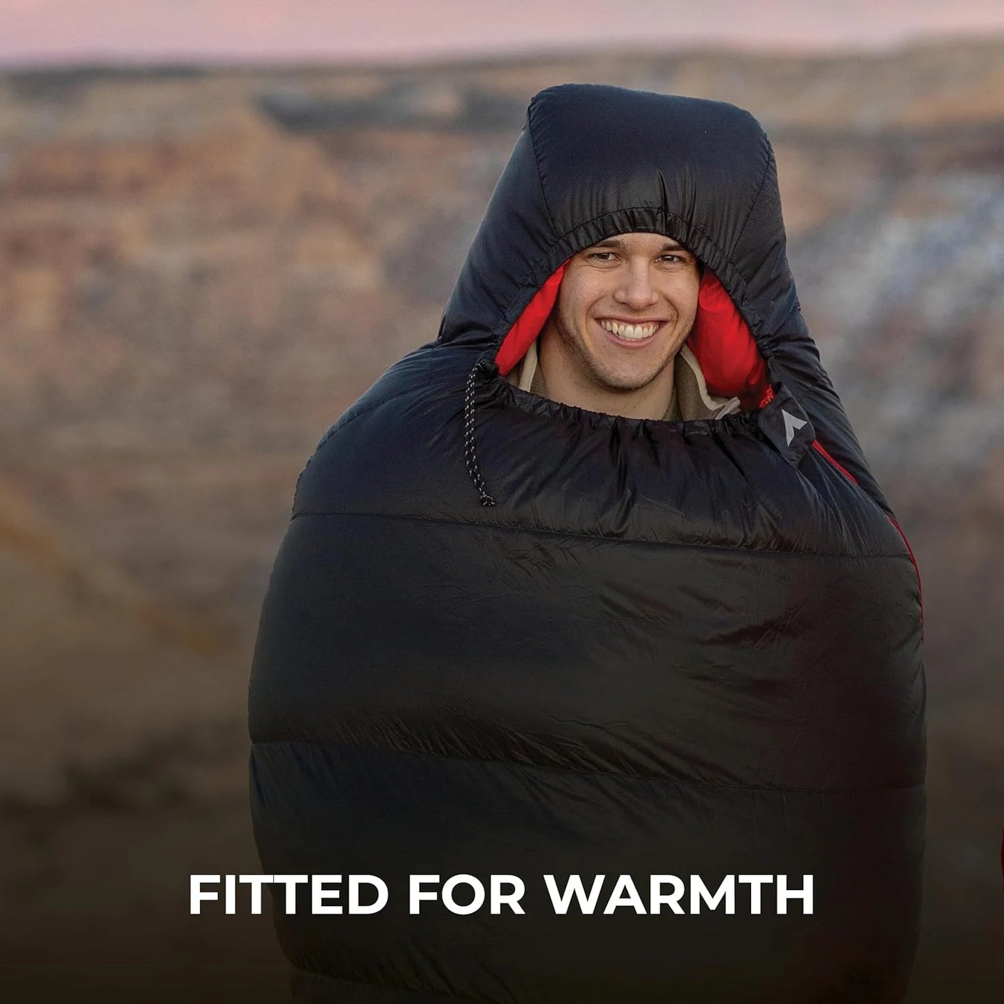 Lightweight Nylon Fabric 20 0 Degree Warm Mummy Sleeping Bag for Adults for Sports-Centered Camping Hiking Backpacking