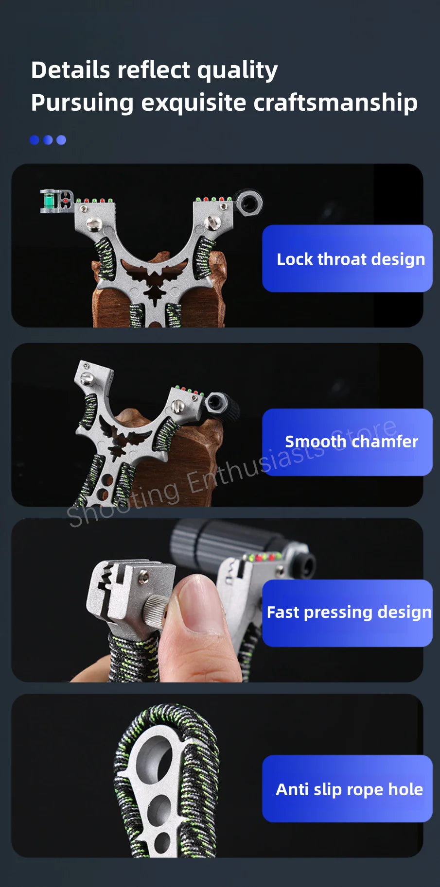 High Precision Flat Tape Catapult Outdoor Shooting Professional Slingshot High-quality Alloy Hunting Sports Game