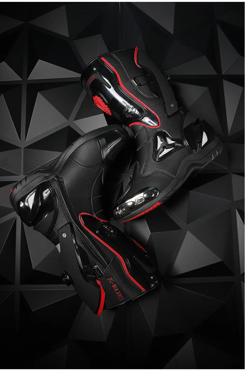 36-47 Anti Fall Motocross Boots Wear-resistant Motorcycle Boots Men's Women Racing Boots Safe Riding Equipment Rally Shoes