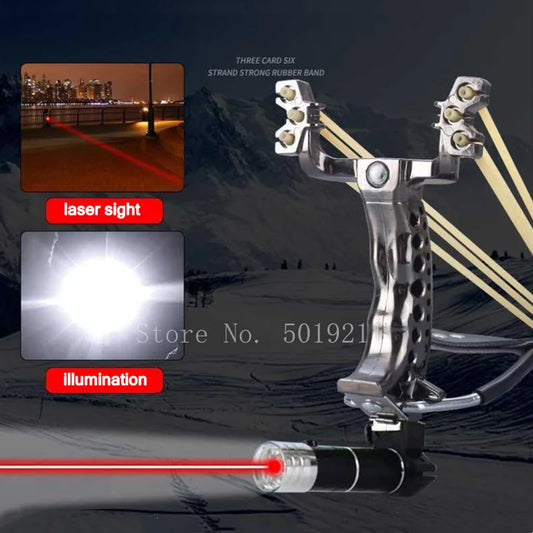Wrist Rest Assist Slingshot Hunting Resin Slingshot Sling Shot With Rubber Bands Outdoor Hunting Catapult Shooting Steel Balls