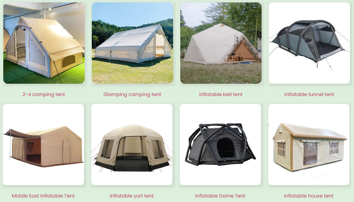 Waterproof Inflatable House for Multi Persons, Air Big Camping Tent, Custom Outdoor House, 2024