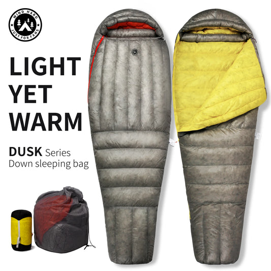 AEGISMAX Wind Hard Dusk Upgrade 7D Nylon 800FP Duck Down Sleeping Bag Outdoor Camping Hiking Bag