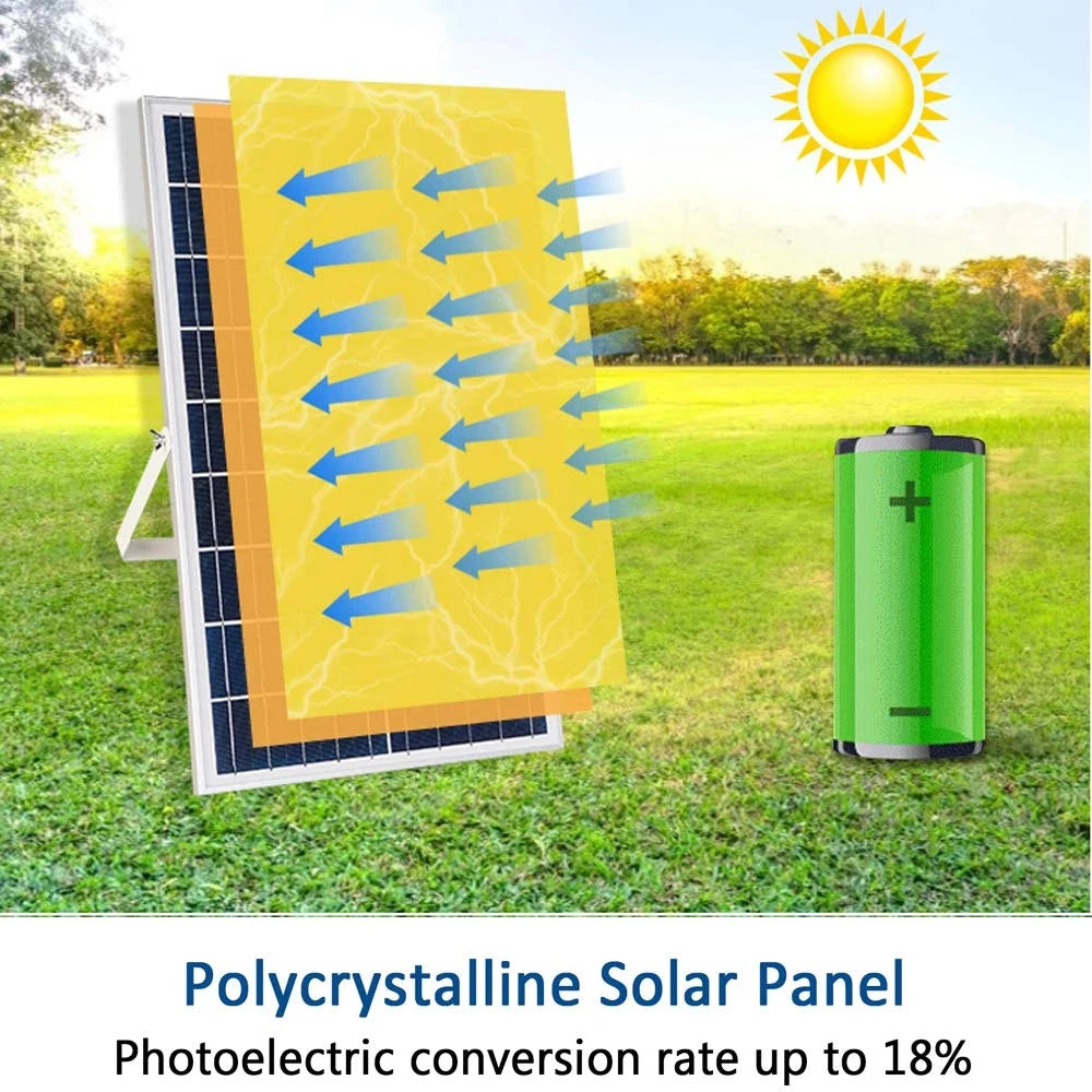 100W 220LED Solar Energy Light Waterproof Outdoor Solar Spotlight Lamp LED Flood Lamp Projector Lighting Fixture Floodlight