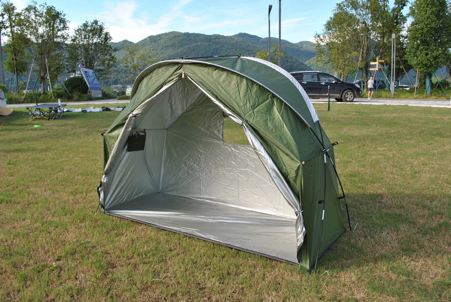 Durable Outdoor Individual Tent for Backpacking,CZX-725 1 Person Tent Not Include Cot,1 Person Tent,Ground Tent,Sleeping Tent