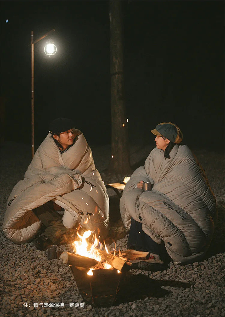 Naturehike-Thickened and Breathable Down-Filled Sleeping Bag for Adults, Outdoor Camping Bag, Warm, Winter CNH22SD008