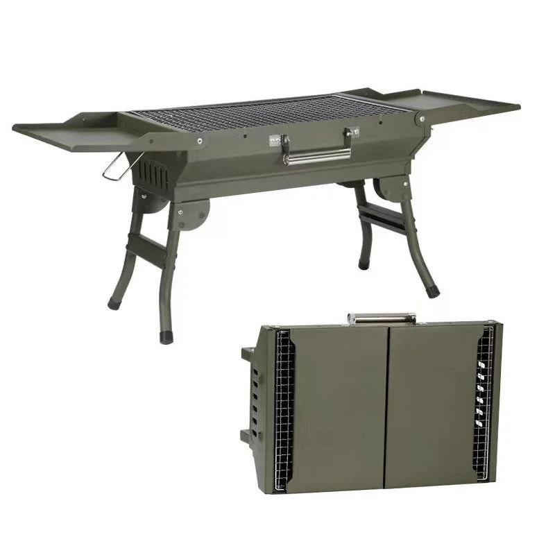 Steel Portable Folding Home Garden Barbecue Grill Folding BBQ Stove