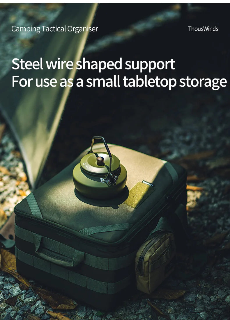 Thous Winds Outdoor Camping Storage Bag Meal Bag Large Storage Lamp Cookware Tableware Bag Picnic Travel Camp Bag Supplies