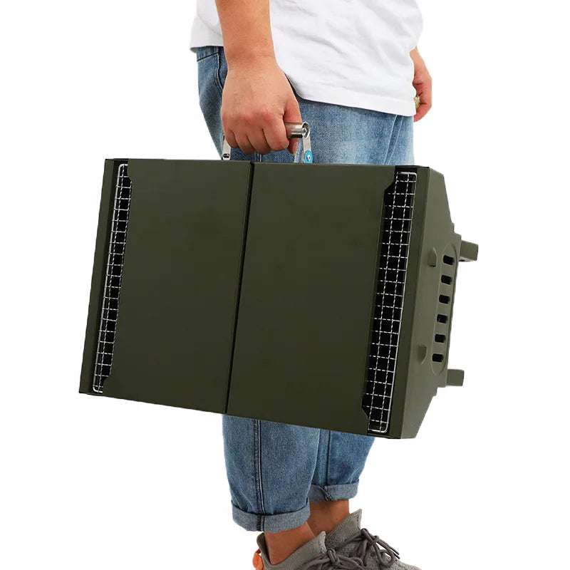 Multi Use Steel BBQ Grill Portable Barbecue Grill DIY Home Charcoal Roast Stove