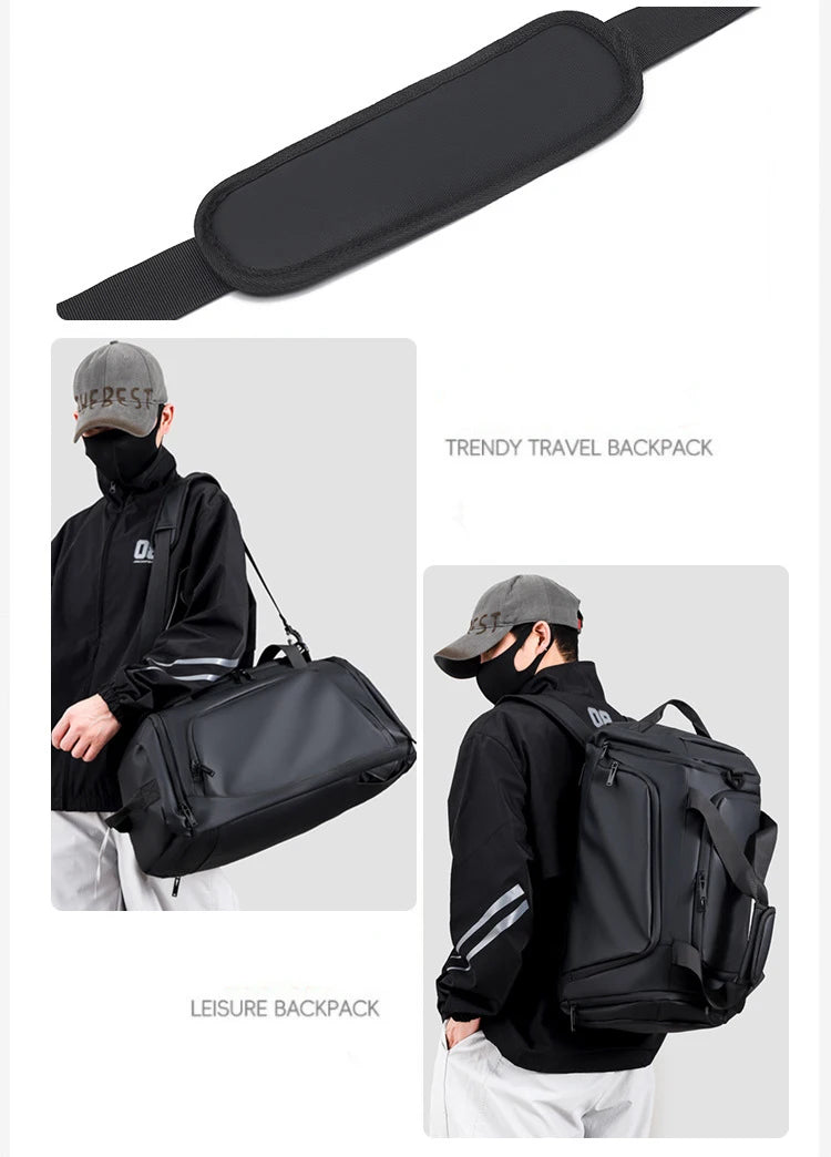 Golf Boston Bag Golf Clothing Travel Bag Large-capacity Business Backpack Multi-functional Sports Fitness Wet and Dry Separation