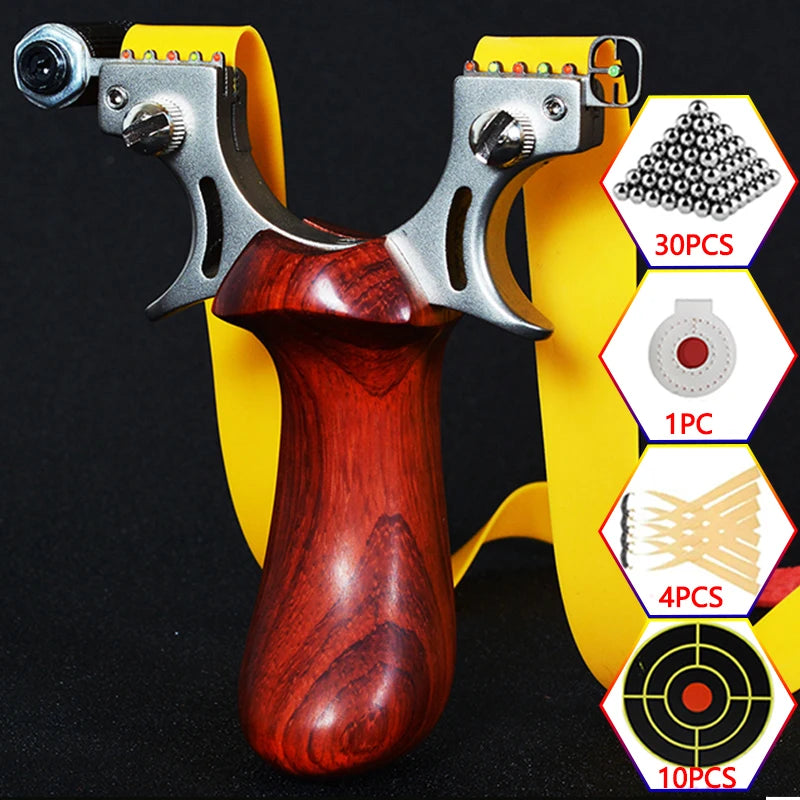 304 Stainless Steel Laser Slingsshot CNC 8020 Slingshot Outdoor Hunting Shooting Tirachinas Super Potential
