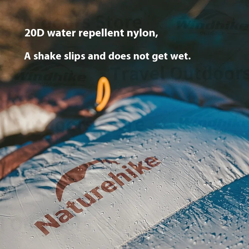 Naturehike Snowbird New Sleeping Bag Winter Duck Down Sleeping Bag Ultralight Camping Sleeping Bag Mummy 650FP Warm -10.8~3.8℃