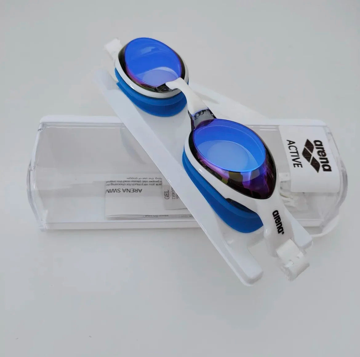 ARENA Professional Anti-Fog HD Swimming Women Adjustable Silicone Swim EYEWEAR Goggles Leak Proof Protection Glasses Men