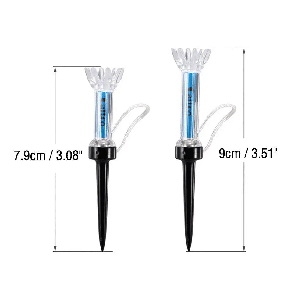 5pcs/set 79/90mm Magnetic Plastic Golf Tee Set Plastic Step Down Golf Ball Tee Holder Golf Training Practice Tees Accessories