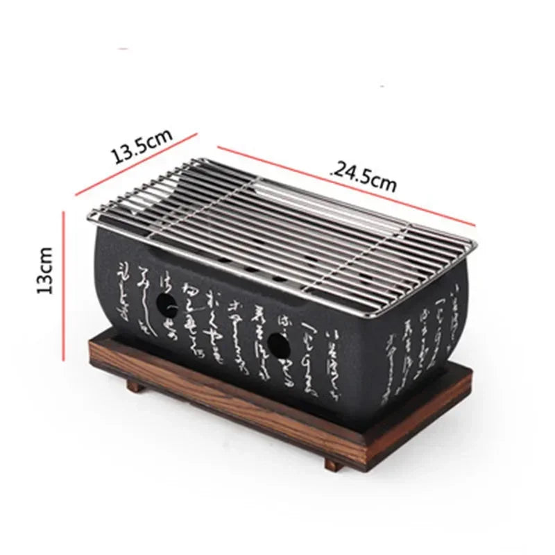Aluminium Alloy Indoor Outdoor Bbq Stove Barbecue Tools charcoal grill Portable Japanese Bbq Grill Korean Carbon Barbecue Grills