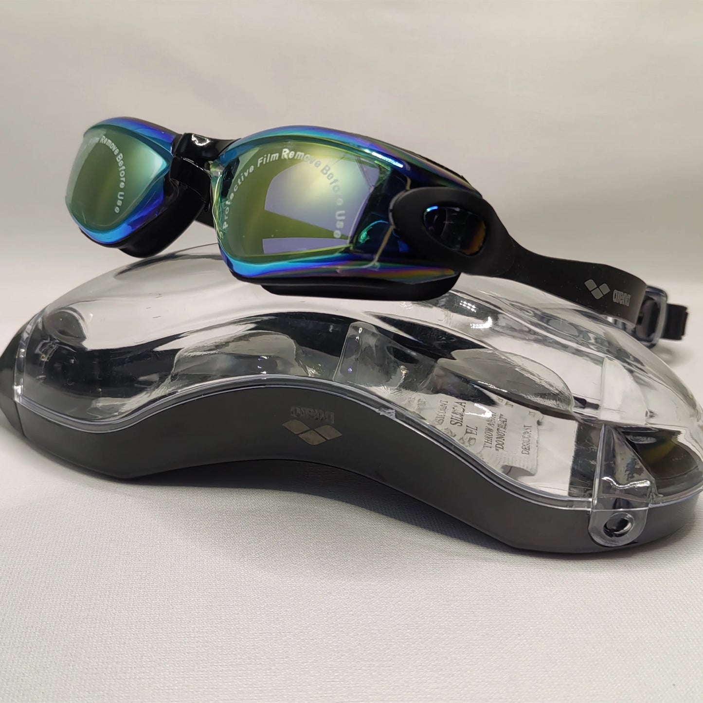 ARENA Professional Waterproof Swimming Goggles Anti-fog UV400 Leak Prevention Glasses Children Students Swim Protection Eyewear