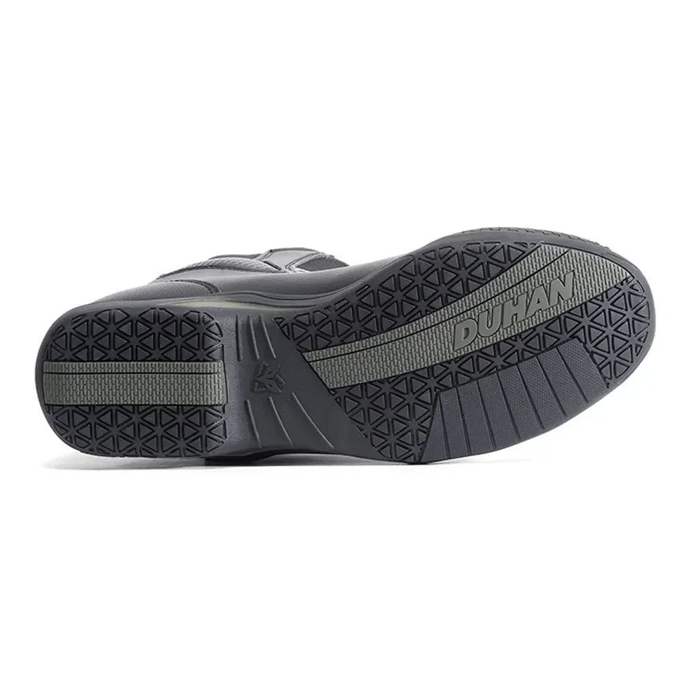 Motorcycle Short Boots Couple Shoes Leather Men Women Riding Racing Protective Breathable Anti-slip Soft Sole Motocross Off-road