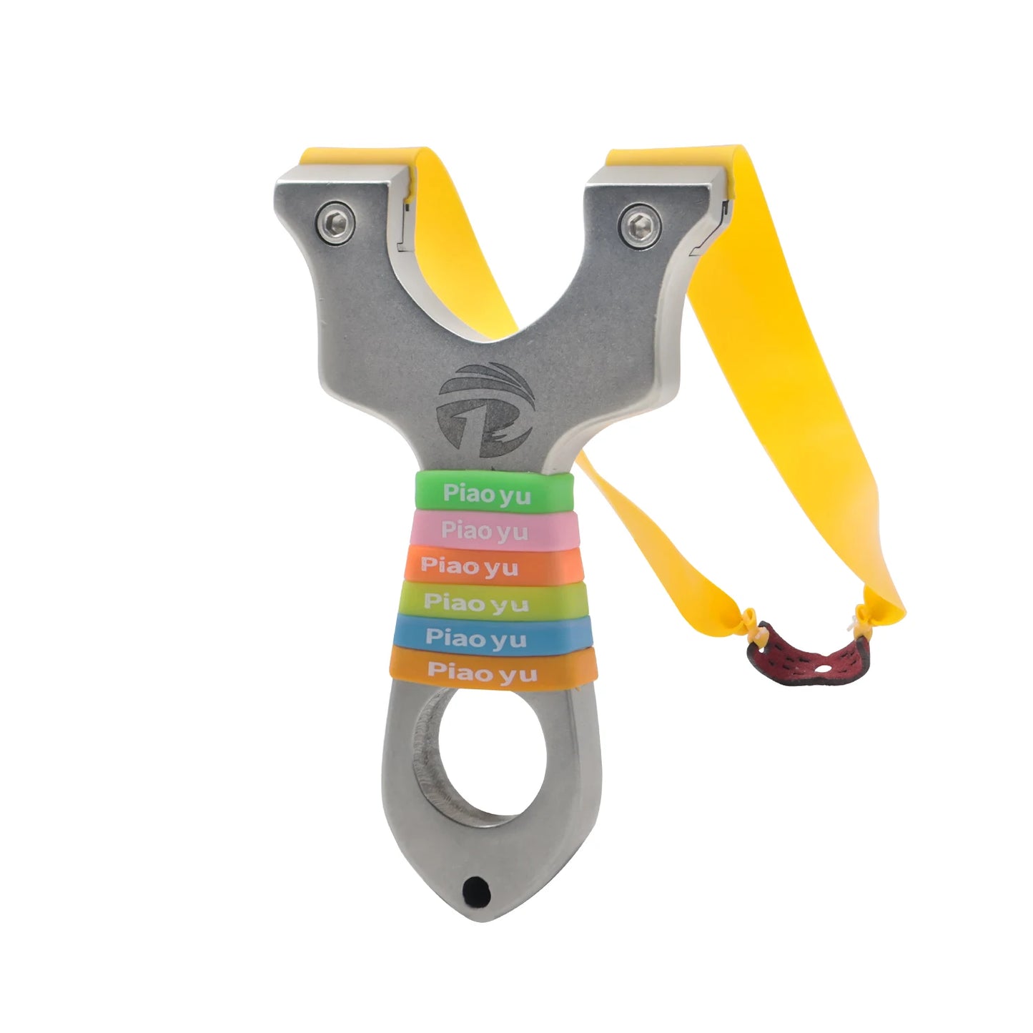 Traditional OTT Metal Cut Slingshot Stainless Steel Premium Portable Outdoor Shooting Hunting Slingshot with Rubber Bands