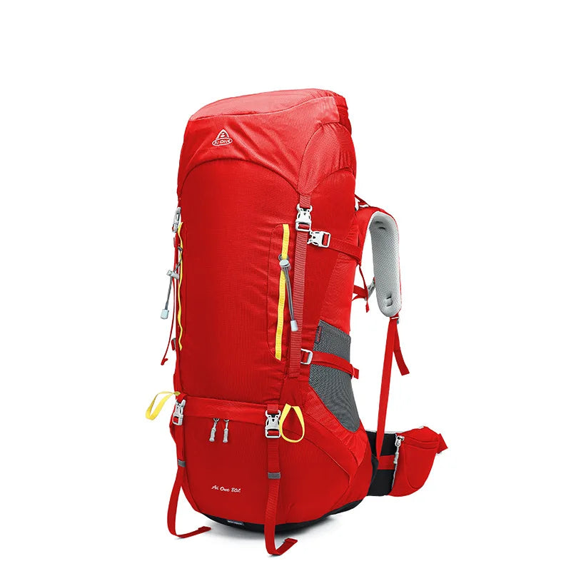 80L Travel Sports Hiking Bag Large Capacity Camping Backpack Bicycle Mochila Adjustable Molle Climbing Daypack with Rain Cover