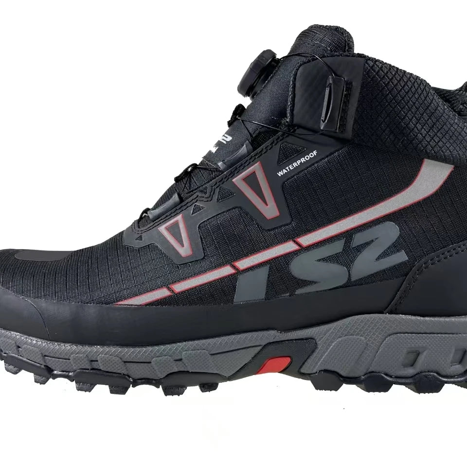 Tr Brand X-One Pro Lightweight Breathable Summer Riding Adventure Boots Cool Summer Motorcycle Boots Calf High Safety Shoes