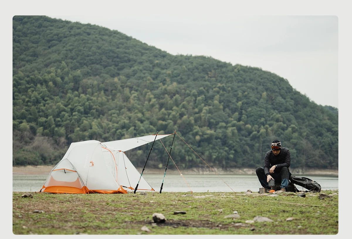 BLACKDEER Nova Camping Tent 1 Person Ultralight Tent Nylon Silicone Coated Waterproof Hiking Backpacking Outdoor DAC Pole 1.08kg