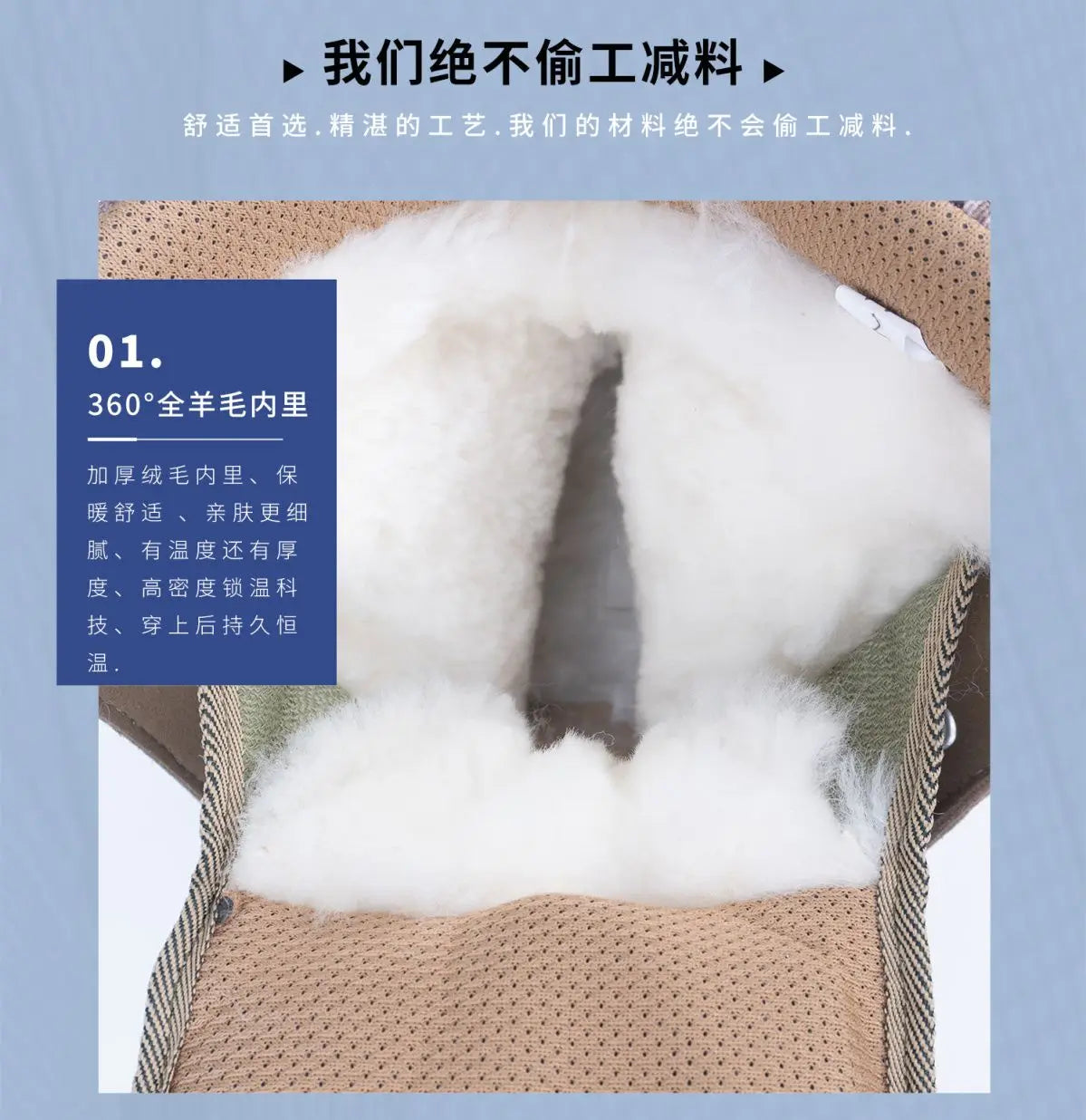 Winter Waterproof Warm High Top Boots Motorcycle Riding Boots Thick Fleece and Anti Slip Boot Snow Boots Warm Plush Shoes