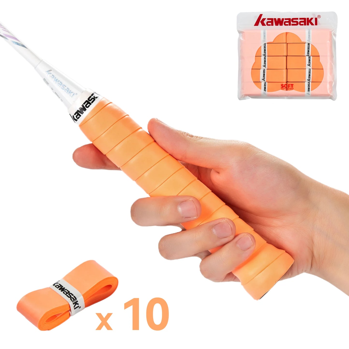 5/10/60 Pieces Overgrips Padel Original Kawasaki Sticky Anti-slip Overgrip Tennis Shock Absorption Paddle Grip Accessories