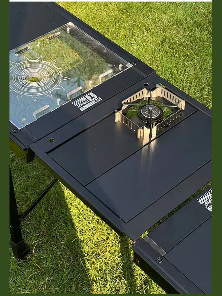 Aluminum Alloy Portable Table for Outdoor Camping, Magic Master Table, 3 Unit IGT Table, Folding Table