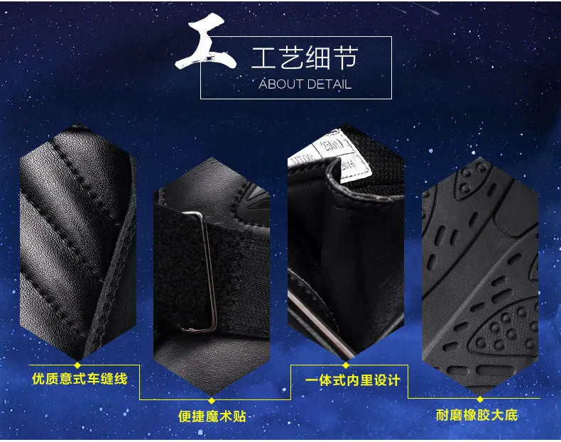 Long Motorcycle Riding Boots Waterproof Cowhide Shoes Motorcycle Leather Shoes Professional Boots Racing Bottes Motocross Boots