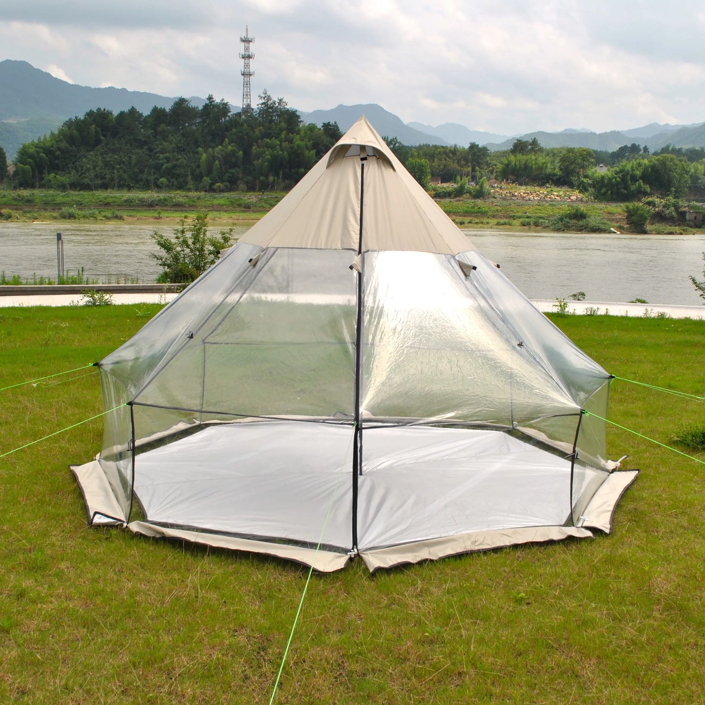 Regatta Mongolian Bell Tent - W/StoveJack, Waterproof, 4 Season Luxury Camping and Glamping Yurt Tent Outdoor